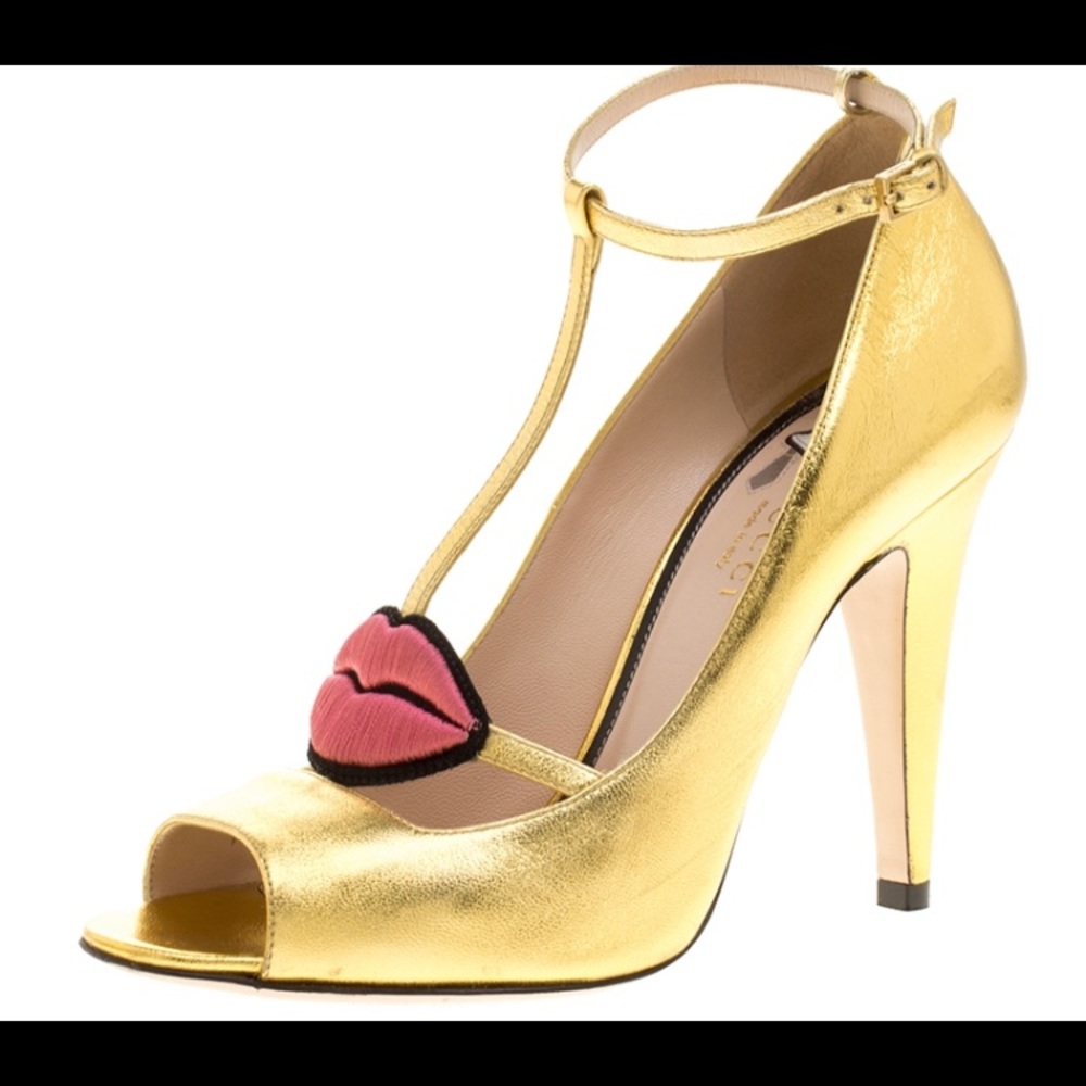 Gucci Molina Lips Pumps